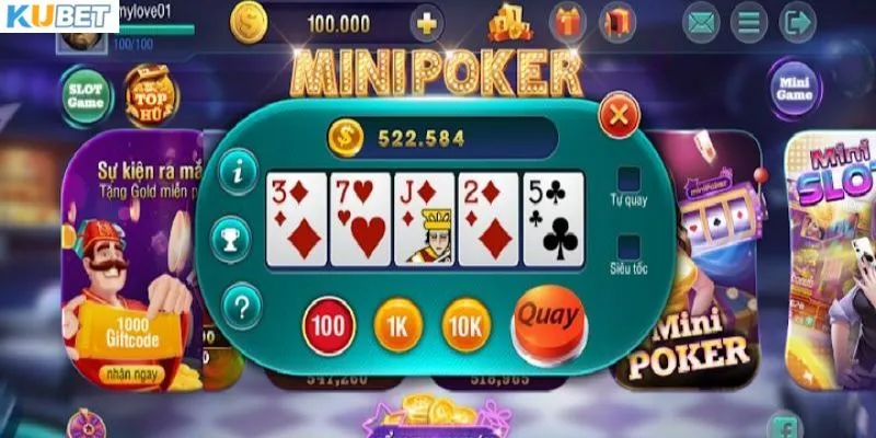 Ưu điểm khi chơi Poker Mini cần nắm