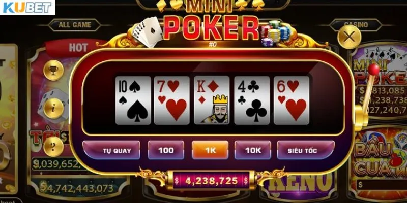 Chiến thuật chơi Poker Mini hay nhất